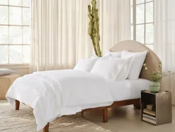 Coyuchi Pescadero Matelasse Organic Blanket< Bed Blankets