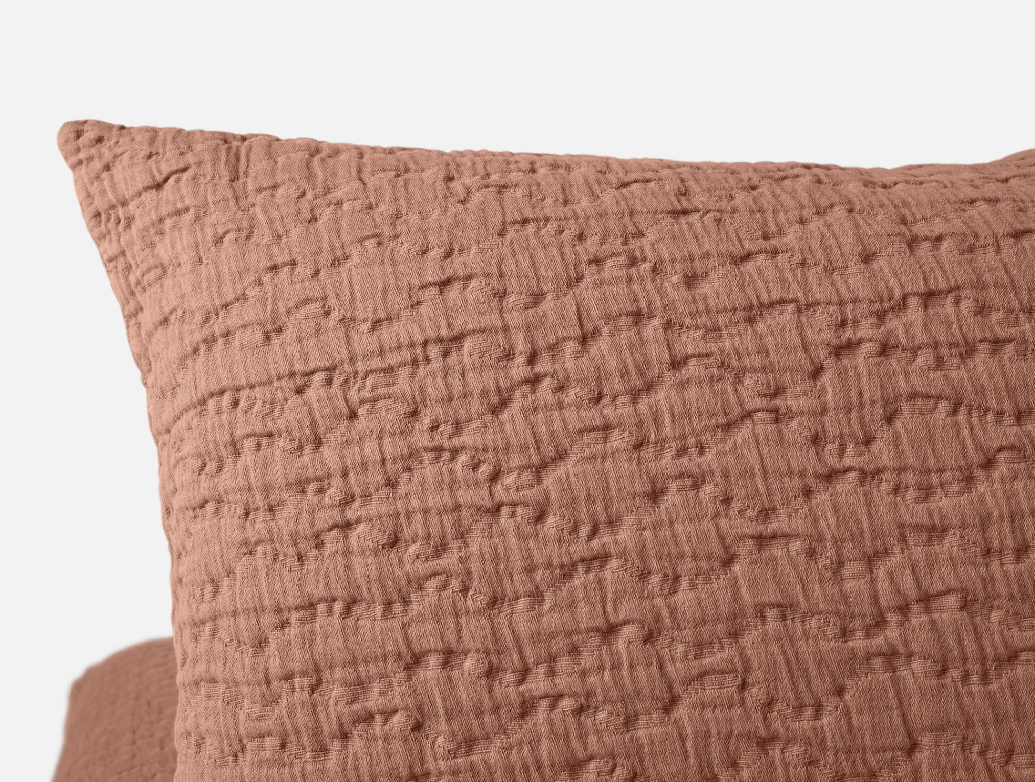 Coyuchi Pescadero Matelasse Organic Sham< Pillow Shams
