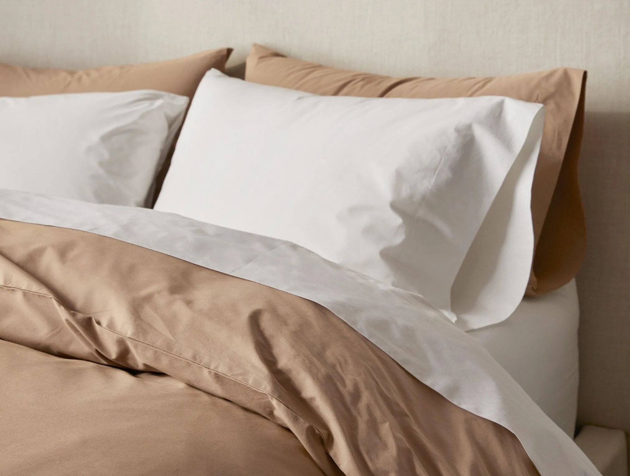 Coyuchi Refined Organic Percale Duvet Cover< Duvet Covers + Sets