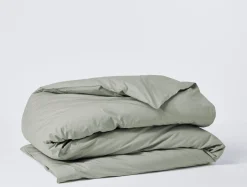 Coyuchi Refined Organic Percale Duvet Cover< Duvet Covers + Sets