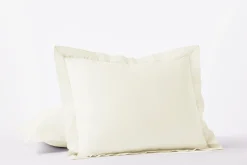 Coyuchi Refined Organic Percale Duvet Set< Duvet Covers + Sets