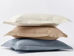 Coyuchi Refined Organic Percale Sham< Pillow Shams|Percale