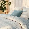 Coyuchi Rippled Stripe Organic Duvet Set< Duvet Covers + Sets
