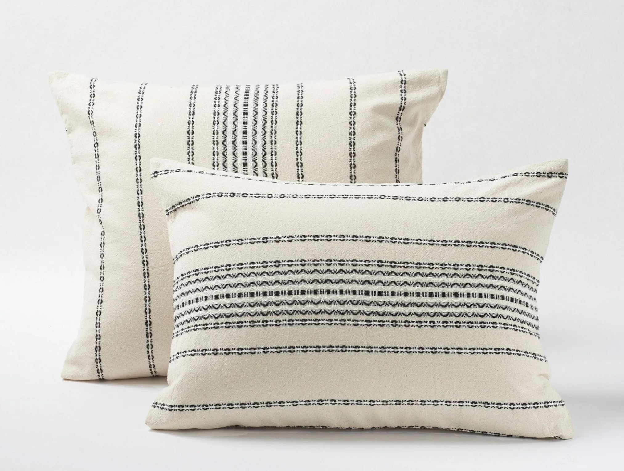 Coyuchi Rippled Stripe Organic Sham< Pillow Shams