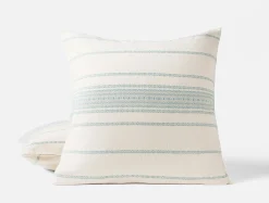 Coyuchi Rippled Stripe Organic Sham< Pillow Shams