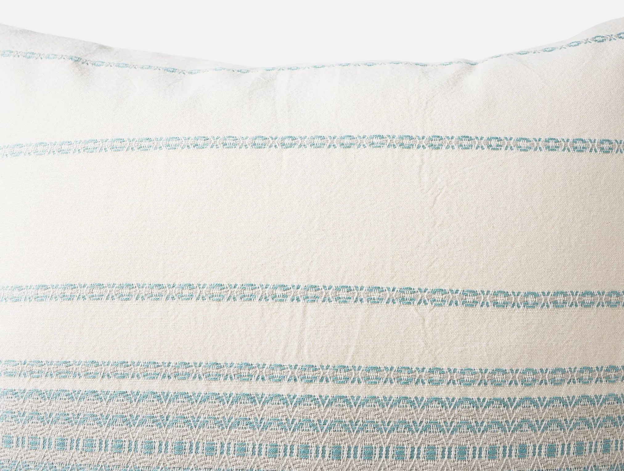 Coyuchi Rippled Stripe Organic Sham< Pillow Shams