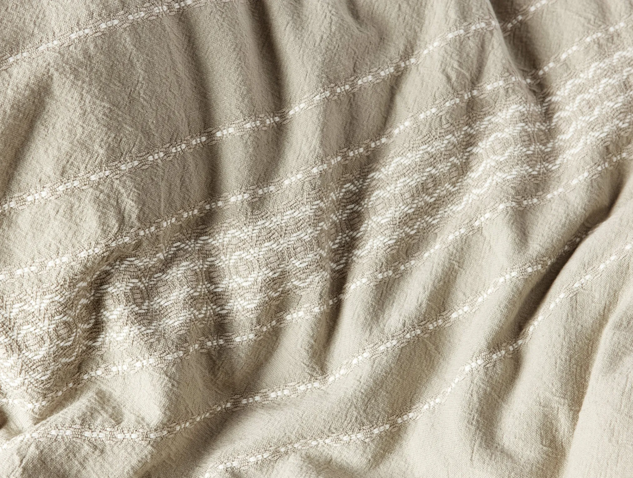 Coyuchi Rippled Stripe Organic Shams< Pillow Shams