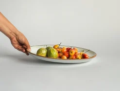 Coyuchi Sarah Kersten Studio Oval Serving Platter< Dining