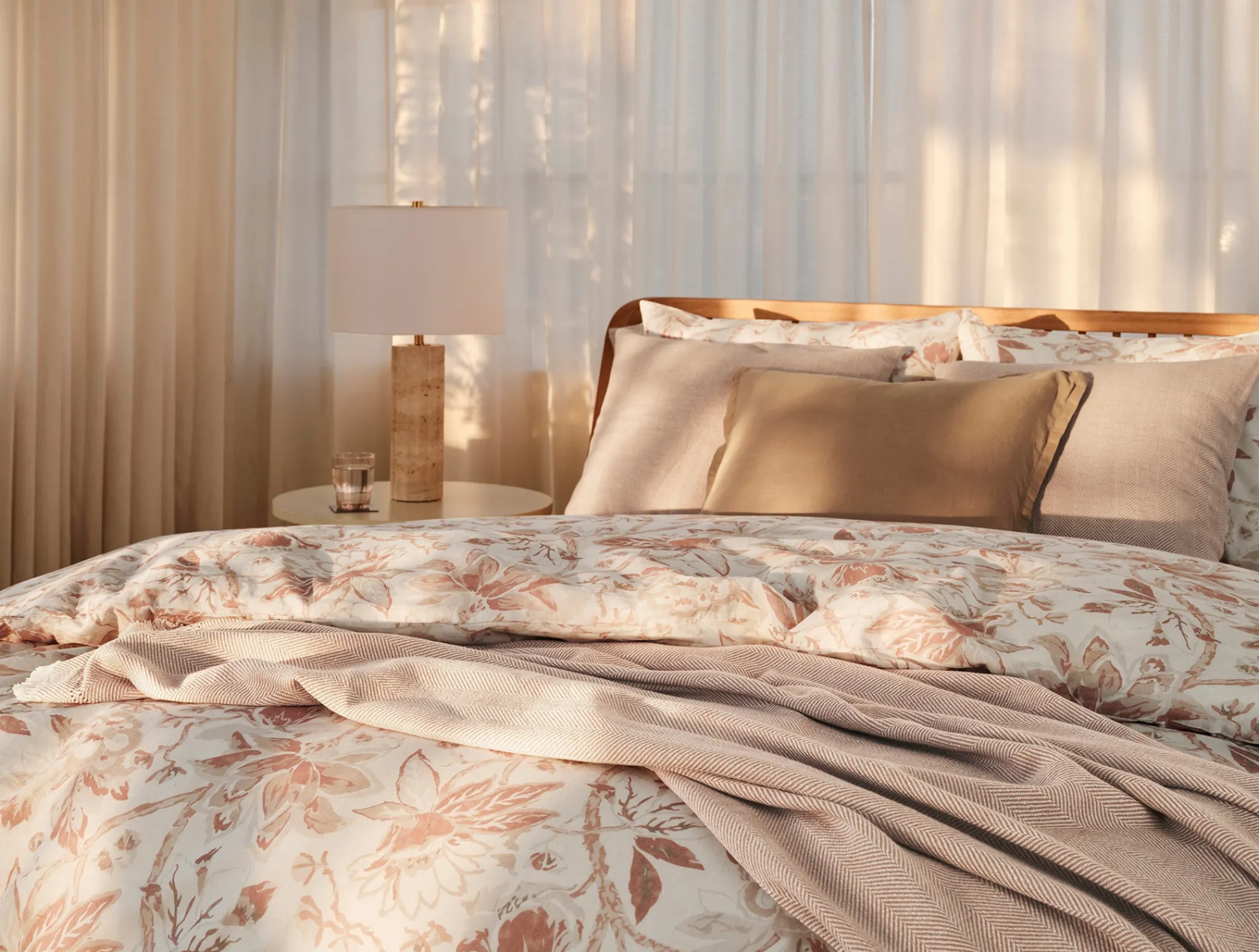 Coyuchi Sea Bloom Print Duvet Cover< Duvet Covers + Sets