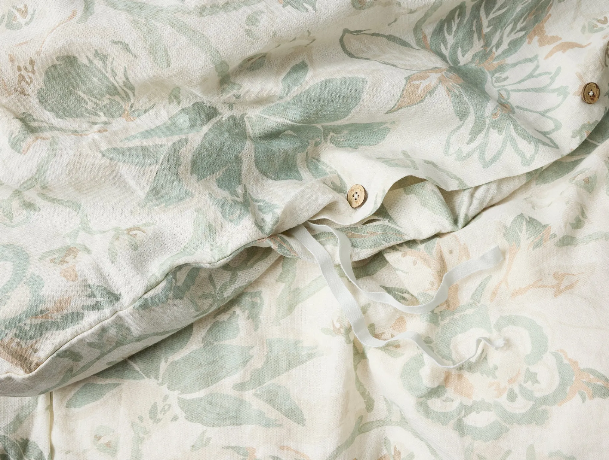Coyuchi Sea Bloom Print Duvet Set< Duvet Covers + Sets