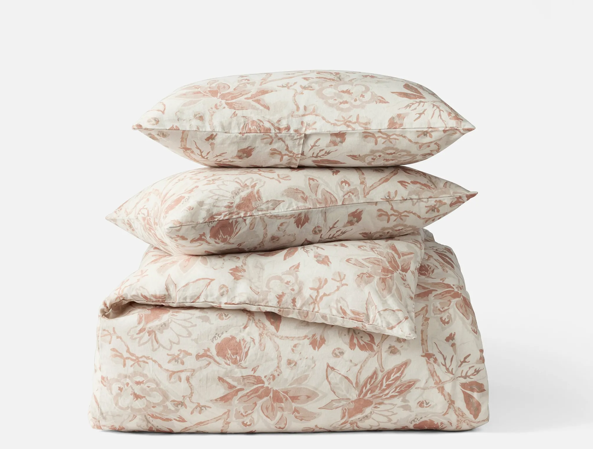 Coyuchi Sea Bloom Print Duvet Set< Duvet Covers + Sets