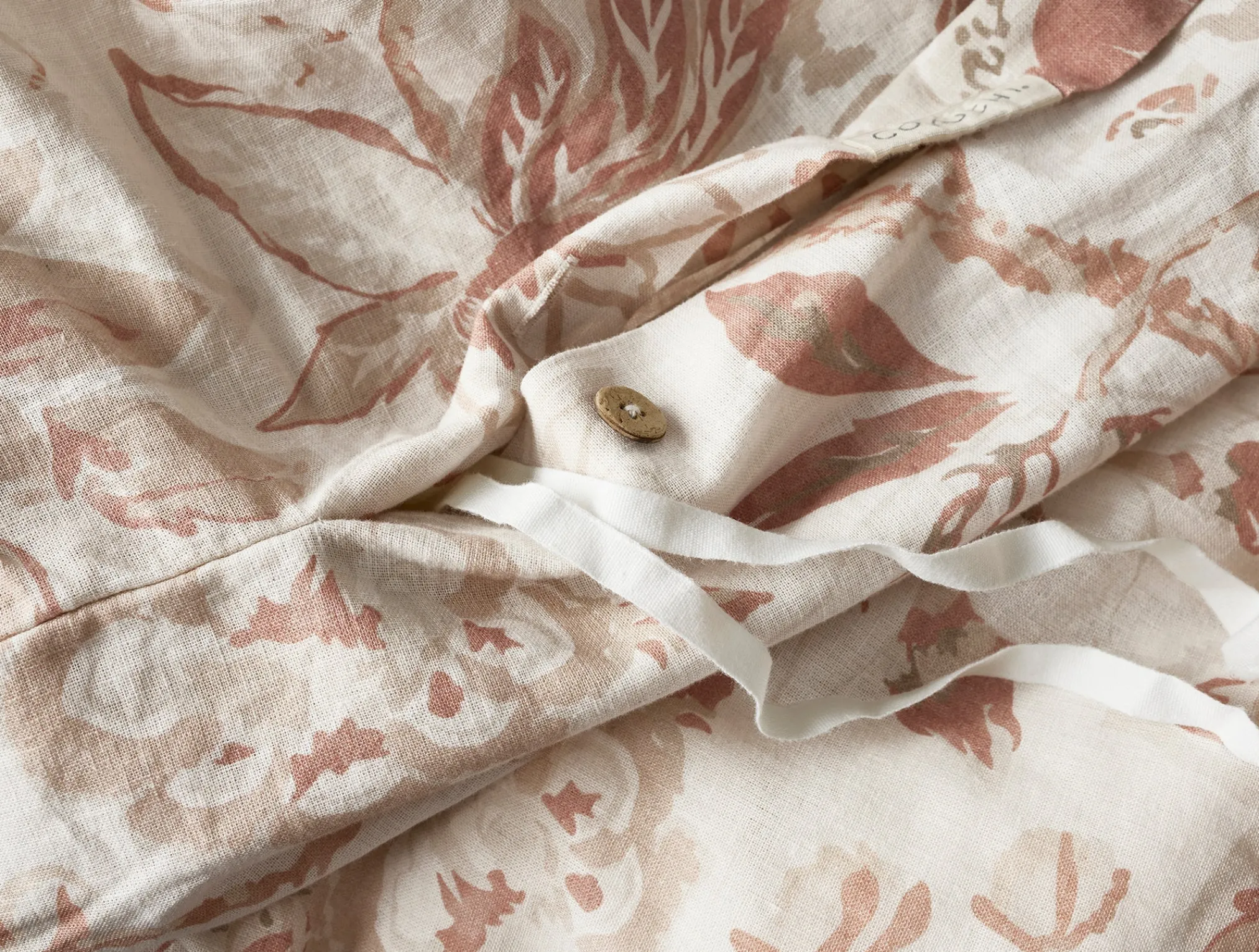 Coyuchi Sea Bloom Print Duvet Set< Duvet Covers + Sets