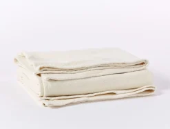 Coyuchi Sequoia Washable Organic Cotton and Wool Throw< Throws