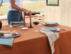 Coyuchi Sonoma Textured Organic Tablecloth< Dining