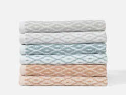 Coyuchi Stinson Organic Minimalist Towel Set of 4< Bath Towels