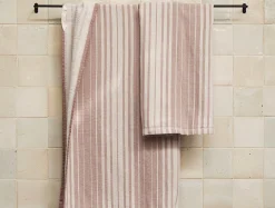 Coyuchi Sycamore Organic Cotton Linen Towels< Bath Towels