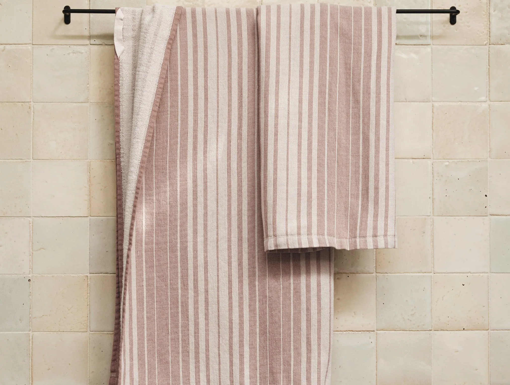 Coyuchi Sycamore Organic Cotton Linen Towels< Bath Towels