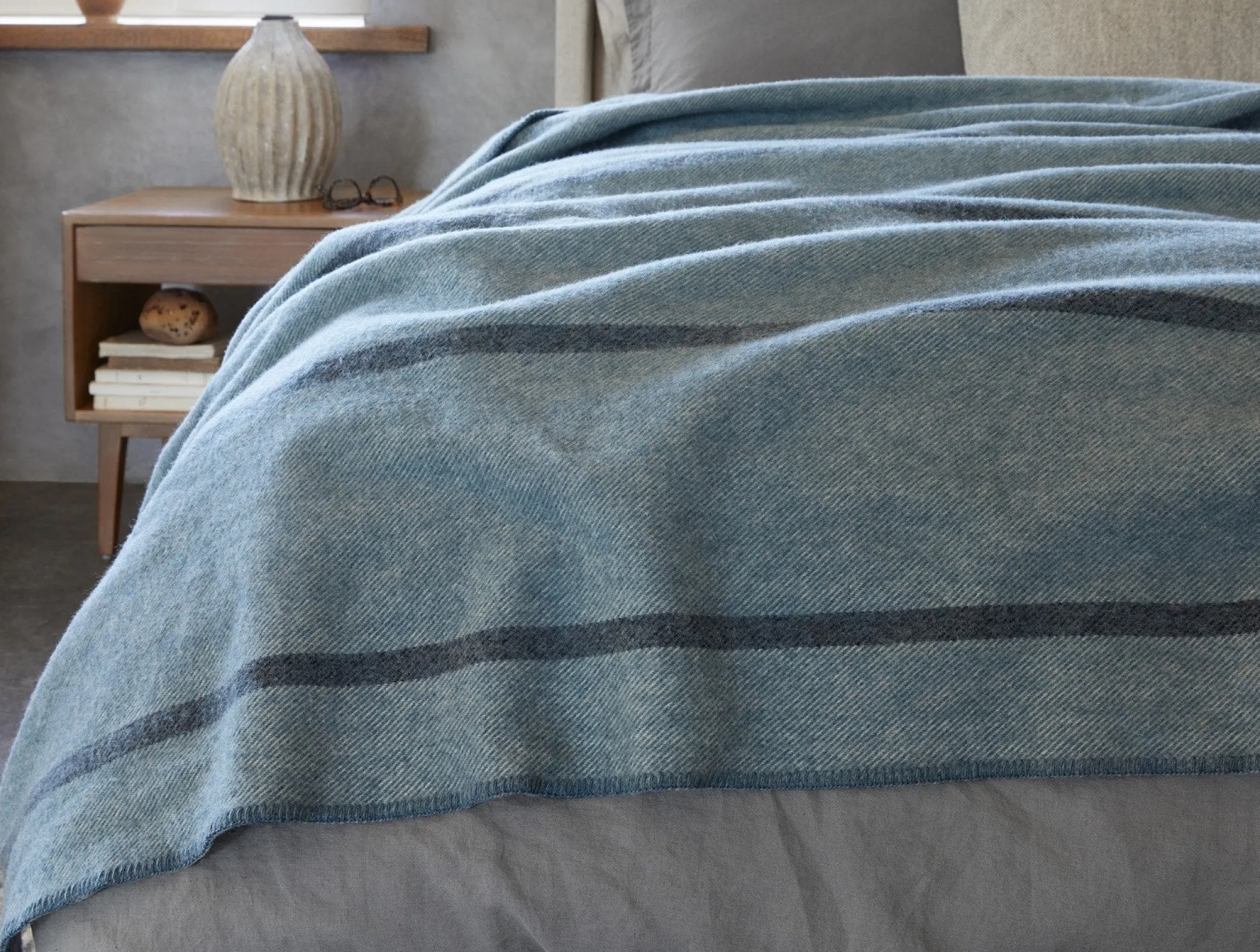 Coyuchi Tahoe Wool Blanket< Bed Blankets