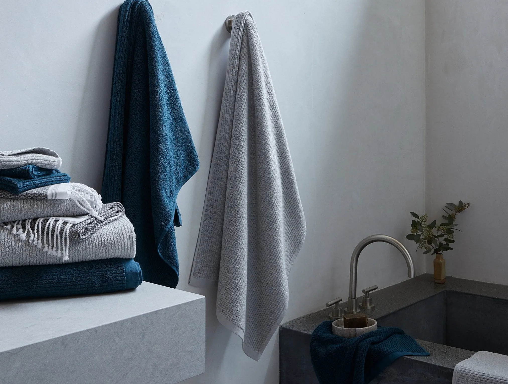 Coyuchi Temescal Organic Complete Bath Bundle< Bath Towels