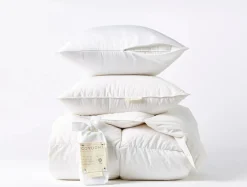 Coyuchi Three Season Down + Pillows + Protectors Bundle< Bed Essential Bundles