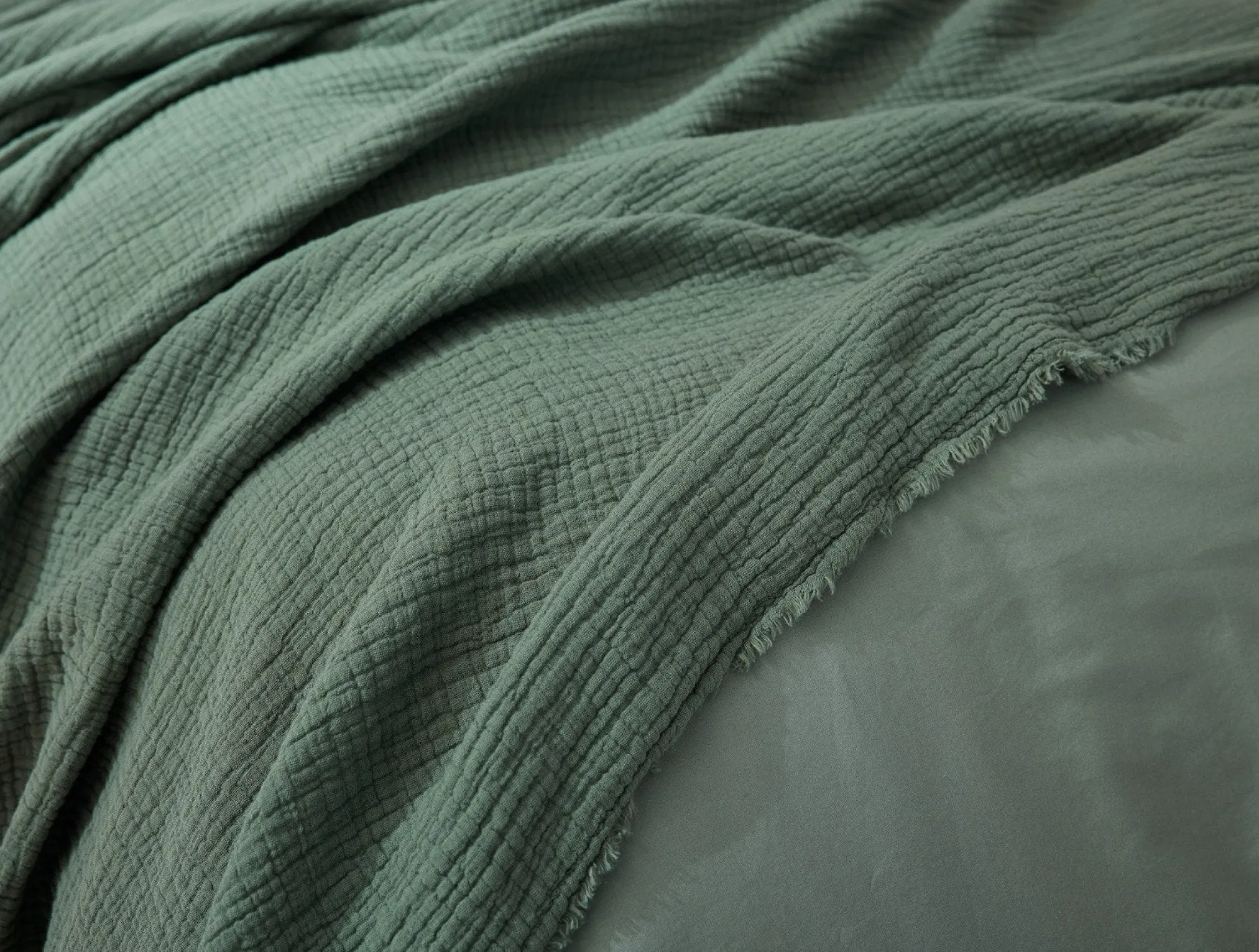 Coyuchi Topanga Organic Matelasse Blanket< Bed Blankets