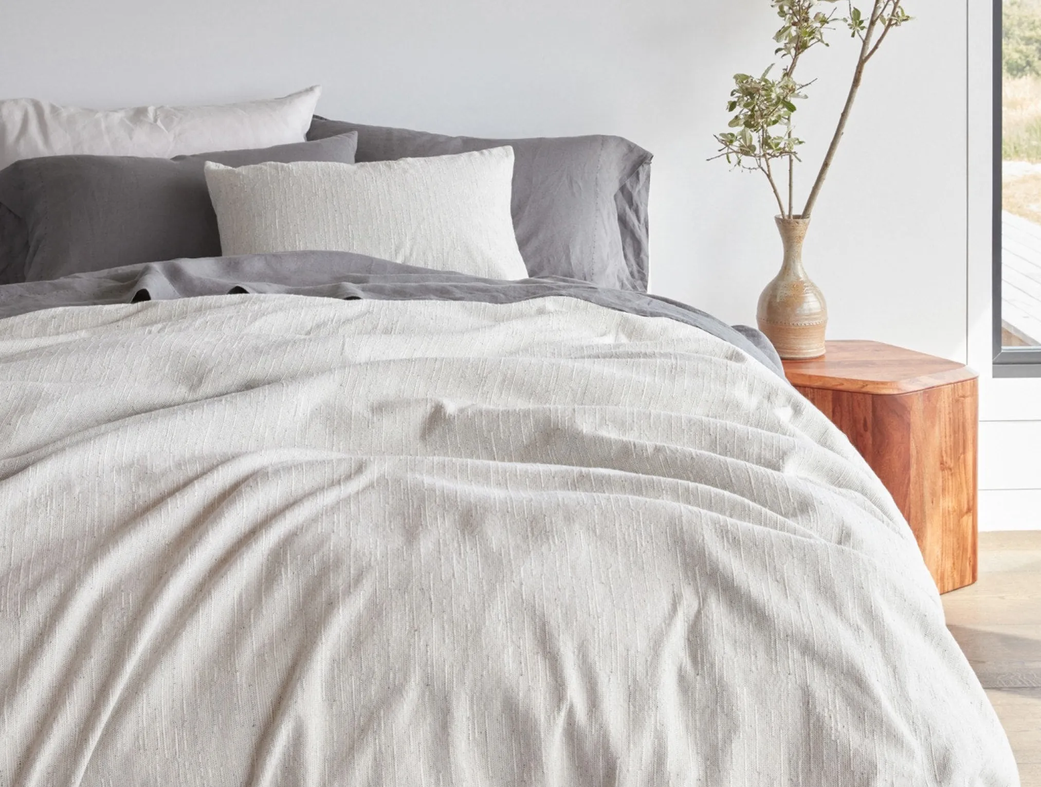 Coyuchi Toro Canyon Organic Duvet Set< Duvet Covers + Sets