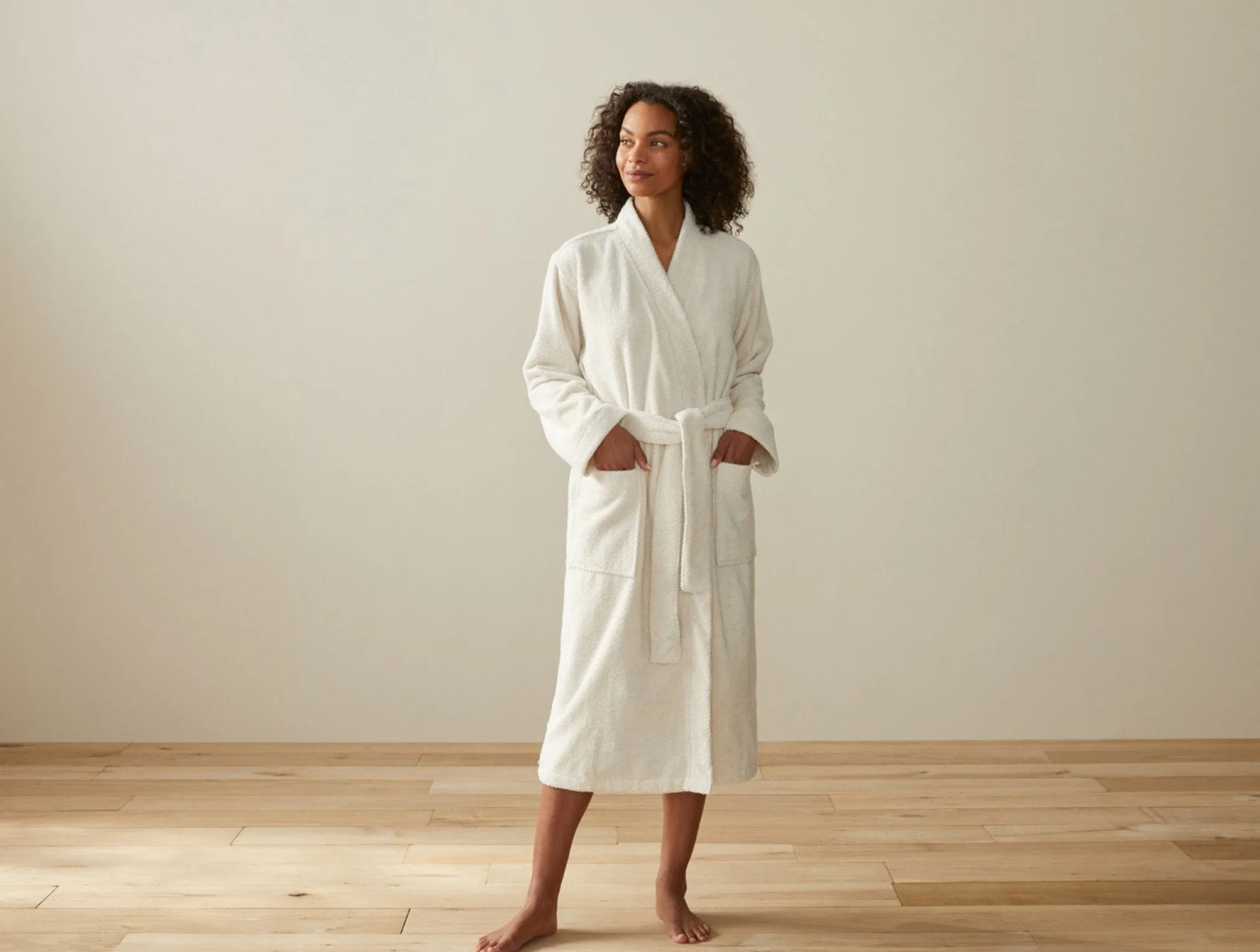 Coyuchi Unisex Air Weight® Organic Robe< Men's Sleep