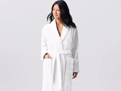 Coyuchi Unisex Cloud Loom™ Organic Robe< Bathrobes|Men's Sleep
