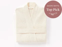 Coyuchi Unisex Organic Waffle Robe< Bathrobes|Men's Sleep