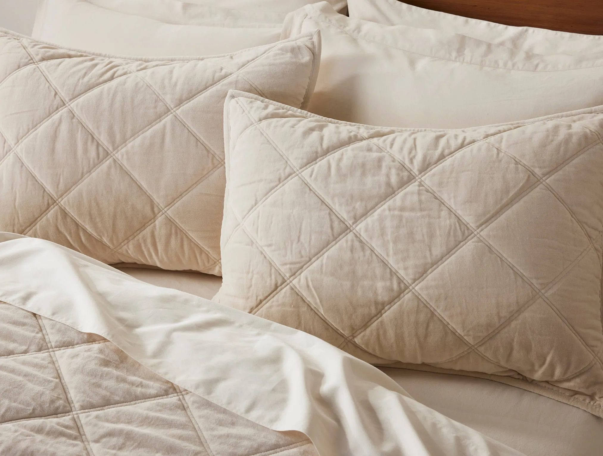 Coyuchi Velvet Organic Quilt< Quilts + Comforters