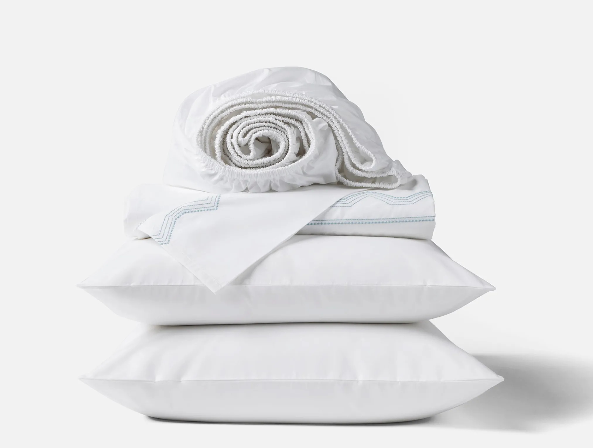 Coyuchi Vista Embroidered Organic Percale Sheet Set< Sheet Sets|Sheet Sets