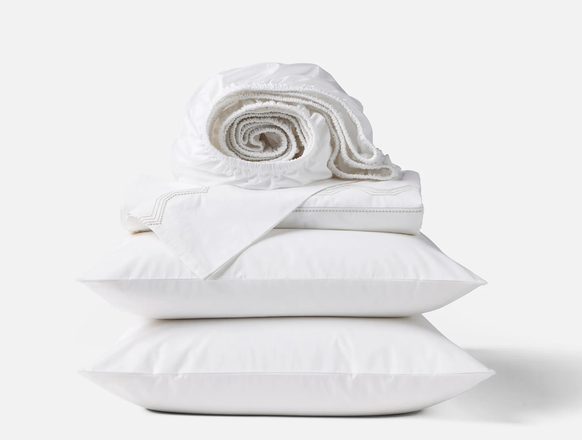 Coyuchi Vista Embroidered Organic Percale Sheet Set< Sheet Sets|Sheet Sets
