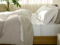 Coyuchi Vista Embroidered Organic Percale Sheet Set< Sheet Sets|Sheet Sets