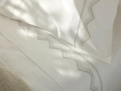 Coyuchi Vista Embroidered Organic Percale Sheet Set< Sheet Sets|Sheet Sets