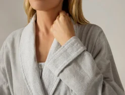 Coyuchi Women's Cloud Brushed Organic Flannel Robe< Robes