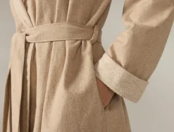 Coyuchi Women's Cloud Brushed Organic Flannel Robe< Robes