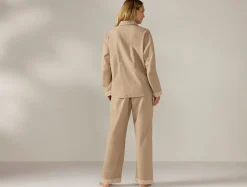 Coyuchi Women's Cloud Brushed Organic Flannel Pajama Set<Women Women's Sleep