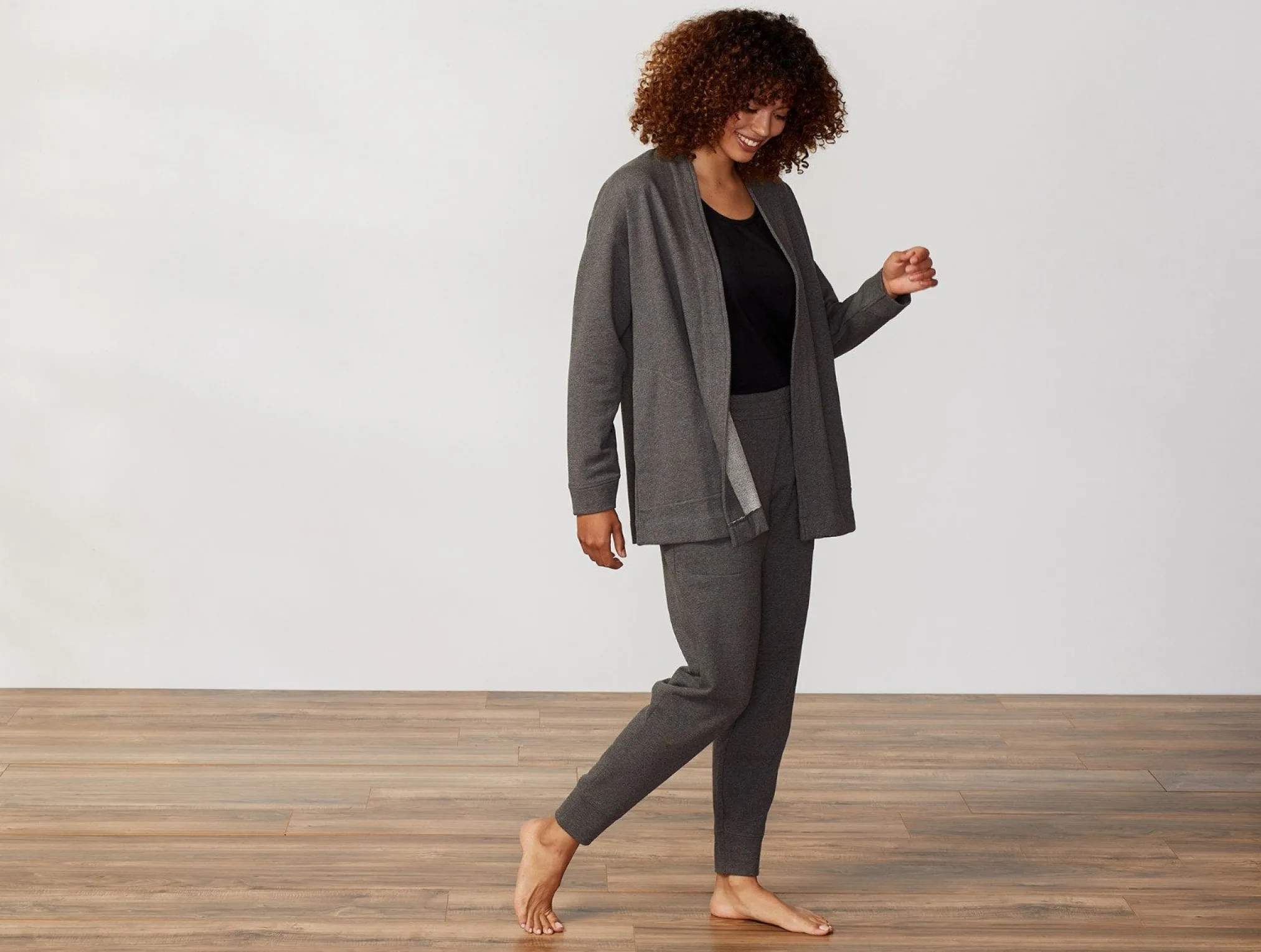 Coyuchi Women's Dillon Organic French Terry Cardigan<Women Women's Sleep