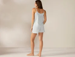 Coyuchi Women's Isla Organic Cotton Cami Short Set<Women Women's Sleep