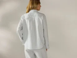 Coyuchi Women's Isla Organic Cotton Long Sleeve Pajama Set<Women Women's Sleep