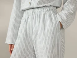 Coyuchi Women's Isla Organic Cotton Long Sleeve Pajama Set<Women Women's Sleep