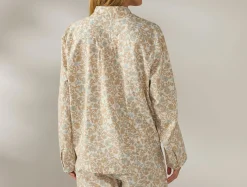 Coyuchi Women's Isla Organic Cotton Long Sleeve Pajama Set<Women Women's Sleep