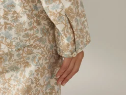 Coyuchi Women's Isla Organic Cotton Long Sleeve Pajama Set<Women Women's Sleep
