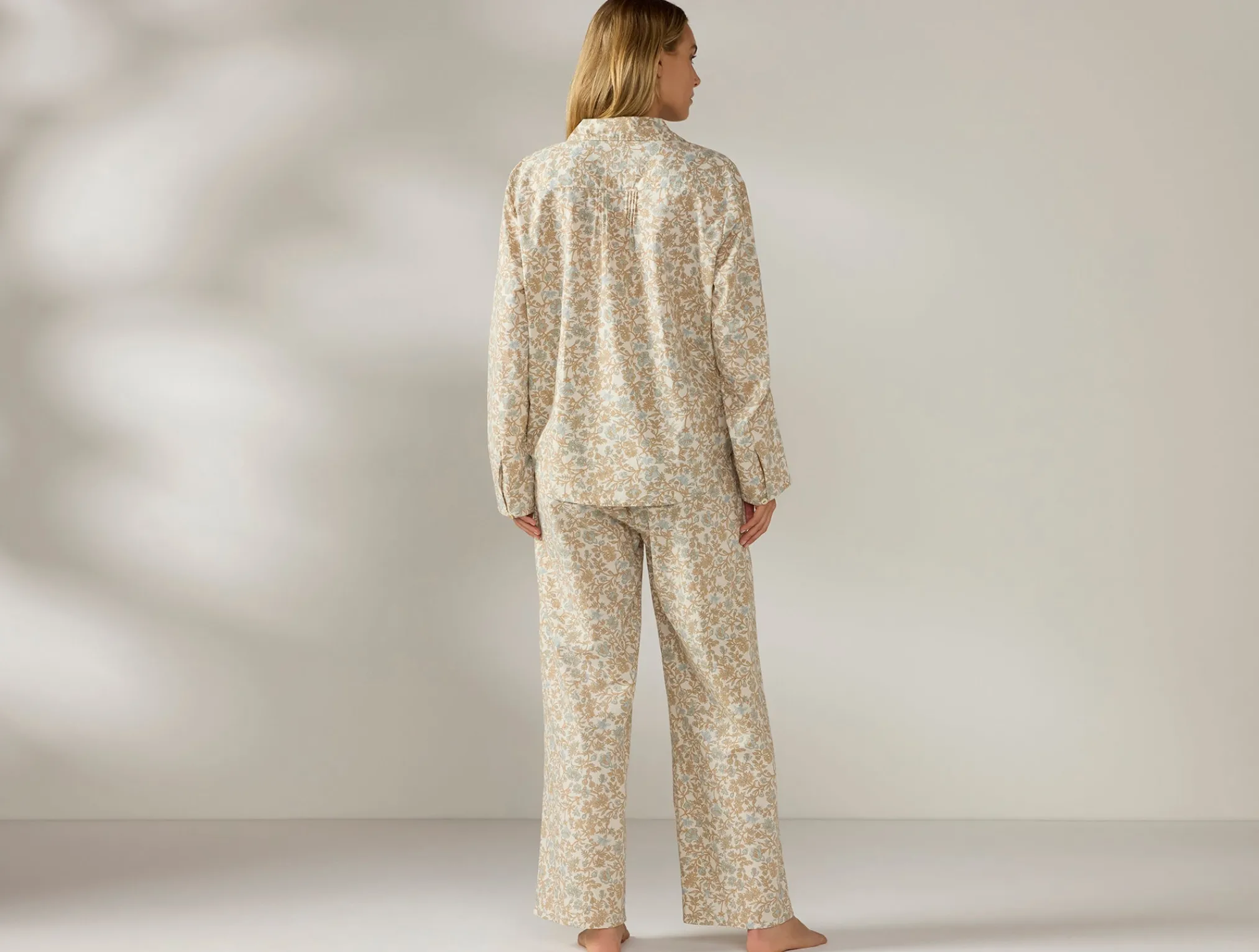 Coyuchi Women's Isla Organic Cotton Long Sleeve Pajama Set<Women Women's Sleep