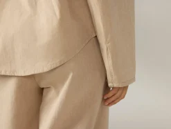 Coyuchi Women's Isla Organic Cotton Long Sleeve Pajama Set<Women Women's Sleep