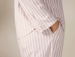 Coyuchi Women's Isla Organic Cotton Long Sleeve Pajama Set<Women Women's Sleep