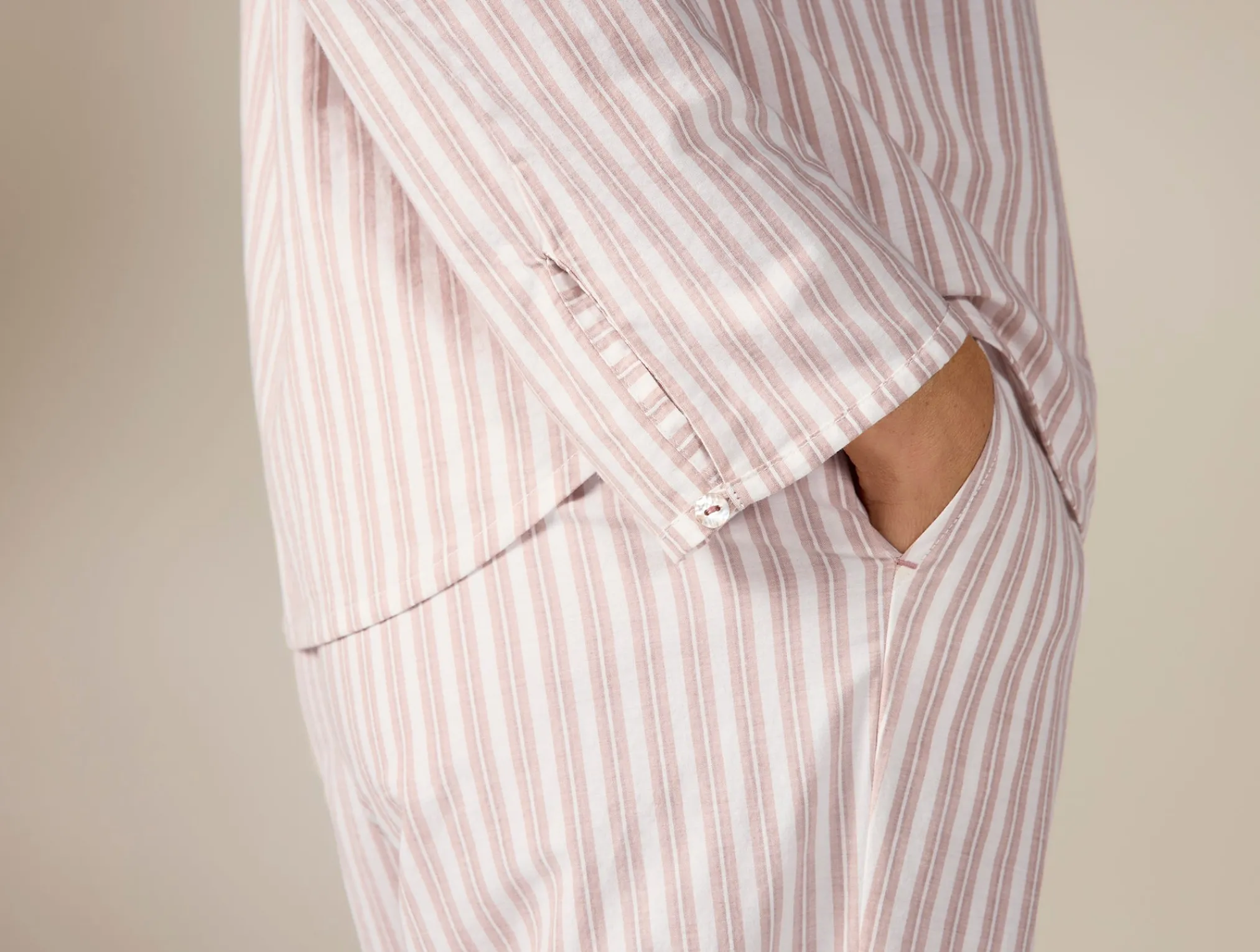 Coyuchi Women's Isla Organic Cotton Long Sleeve Pajama Set<Women Women's Sleep