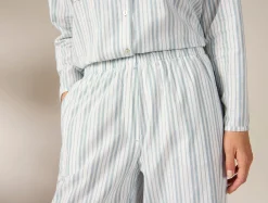 Coyuchi Women's Isla Organic Cotton Long Sleeve Pajama Set<Women Women's Sleep