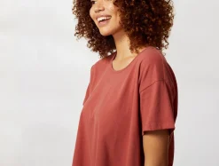Coyuchi Women's Solstice Organic Boxy Tee<Women Women's Sleep