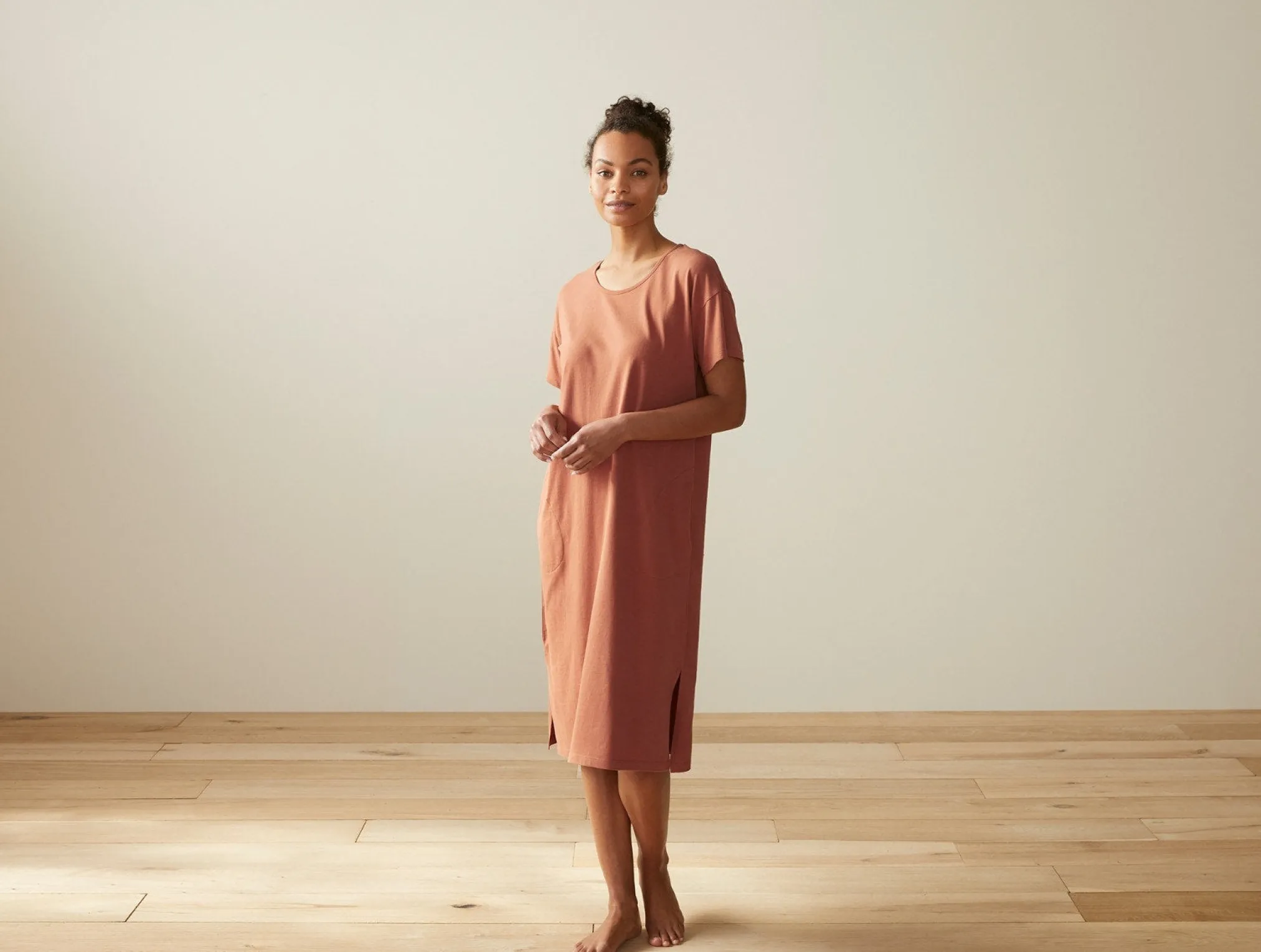 Coyuchi Women's Solstice Organic Lounge Dress<Women Women's Sleep